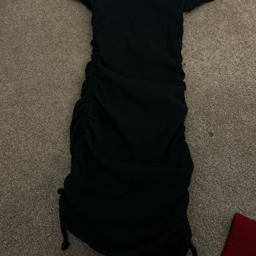 Garage Black Long Sleeve Dress